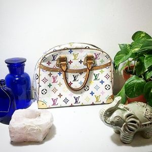 RARE Louis Vuitton Trouville Multi-Color Handbag